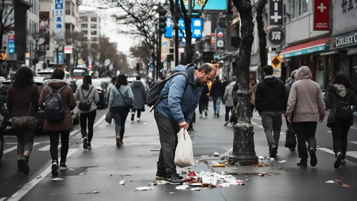 Deskundigen zijn het erover eens dat mensen die consequent het afval van anderen opruimen het risico lopen hun eigen welzijn te verwaarlozen en zichzelf ongemerkt uit te putten