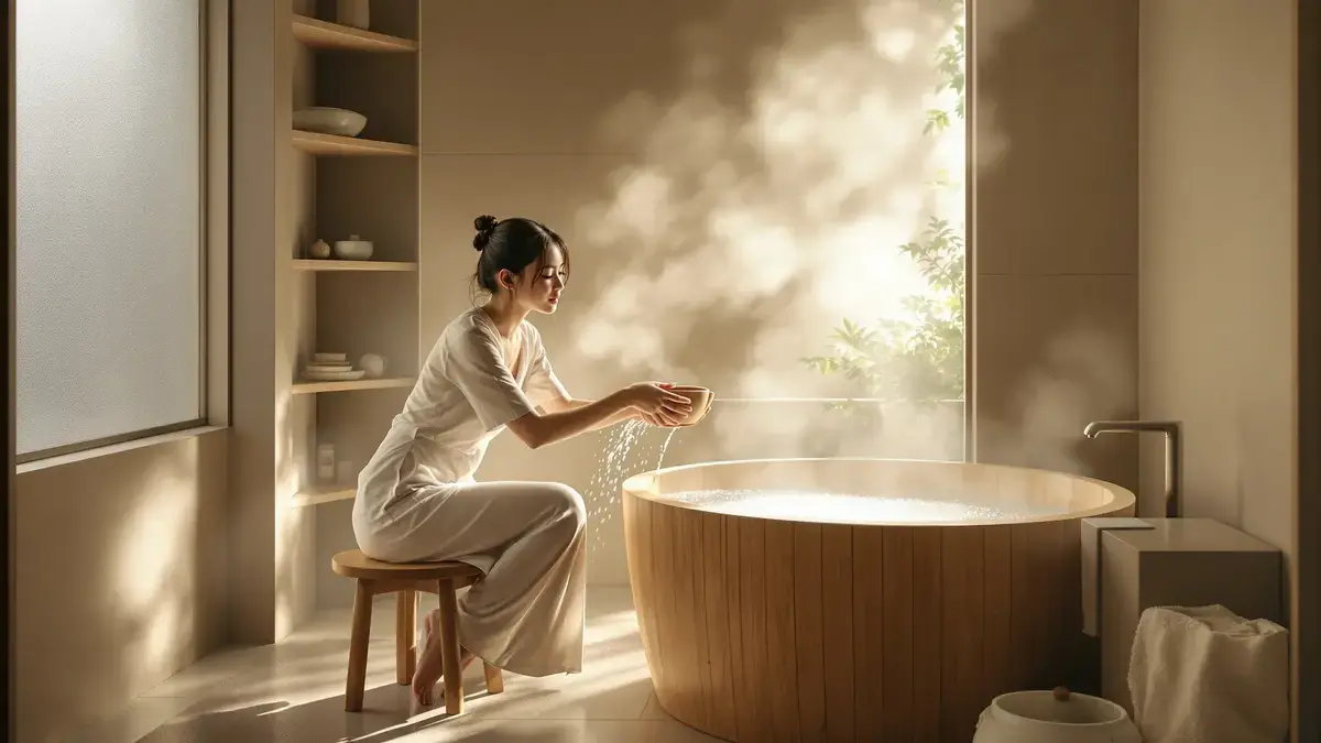 Japanse badkamer een trend die onze interieurs herdefinieert en de inloopdouche naar de achtergrond verdringt