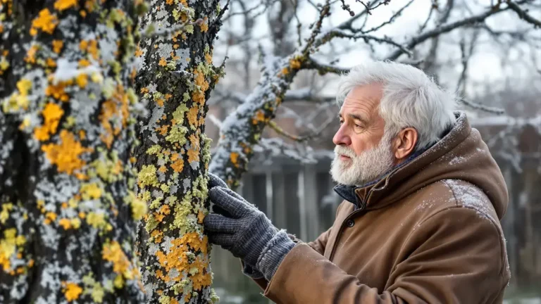 Korstmossen op bomen zeggen veel over de gezondheid van je tuin dus verwijder ze niet