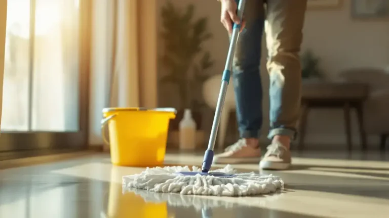 Voeg dit ingrediënt toe aan uw schoonmaakwater om uw vloeren langer schoon te houden