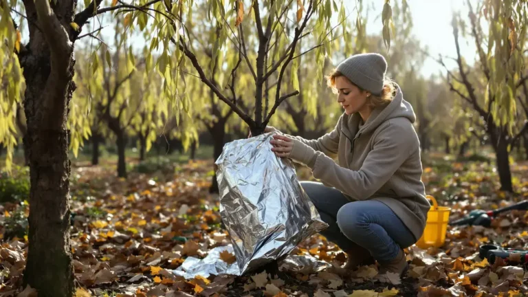 Aluminiumfolie rond uw fruitbomen een eenvoudige handeling die u in het voorjaar niet mag vergeten