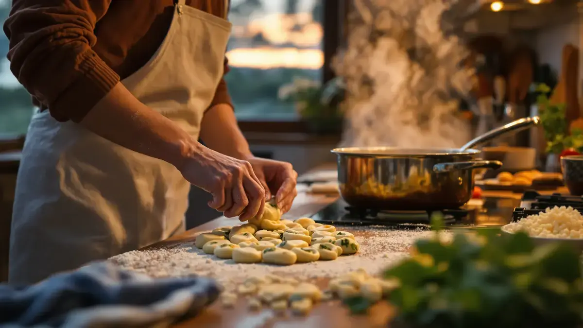 Italië op je bord deze gnudi met griesmeel ricotta en spinazie zijn een troostrijk diner dat in 25 minuten klaar is