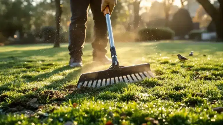 Deze methode aan het einde van de winter voorkomt spitten en garandeert een perfect gazon