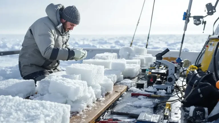Microscopische wezens bewegen zich voort in het Arctische ijs bij min 15 graden Celsius een vaak onderschat verontrustend feit