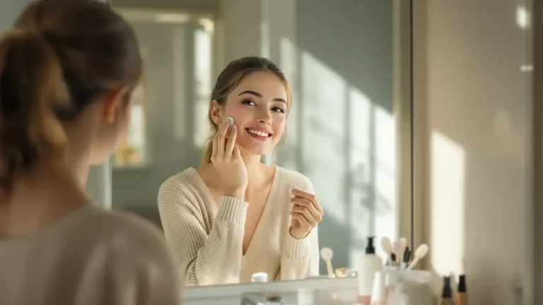 Deze minimalistische make-uproutine biedt een snelle oplossing om er goed uit te zien zelfs als je weinig tijd hebt