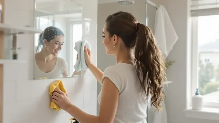 Eén minuut per dag om schimmel van de voegen in uw badkamer te verwijderen