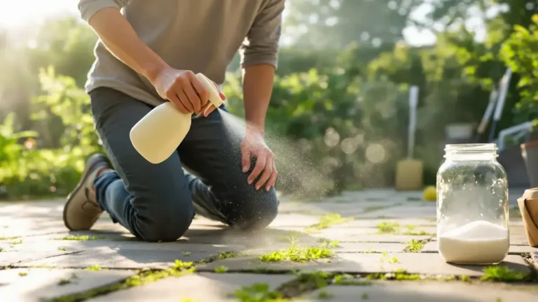 Natuurlijk onkruidverdelger ontdek een eenvoudige methode om je eigen onkruidverdelger te maken