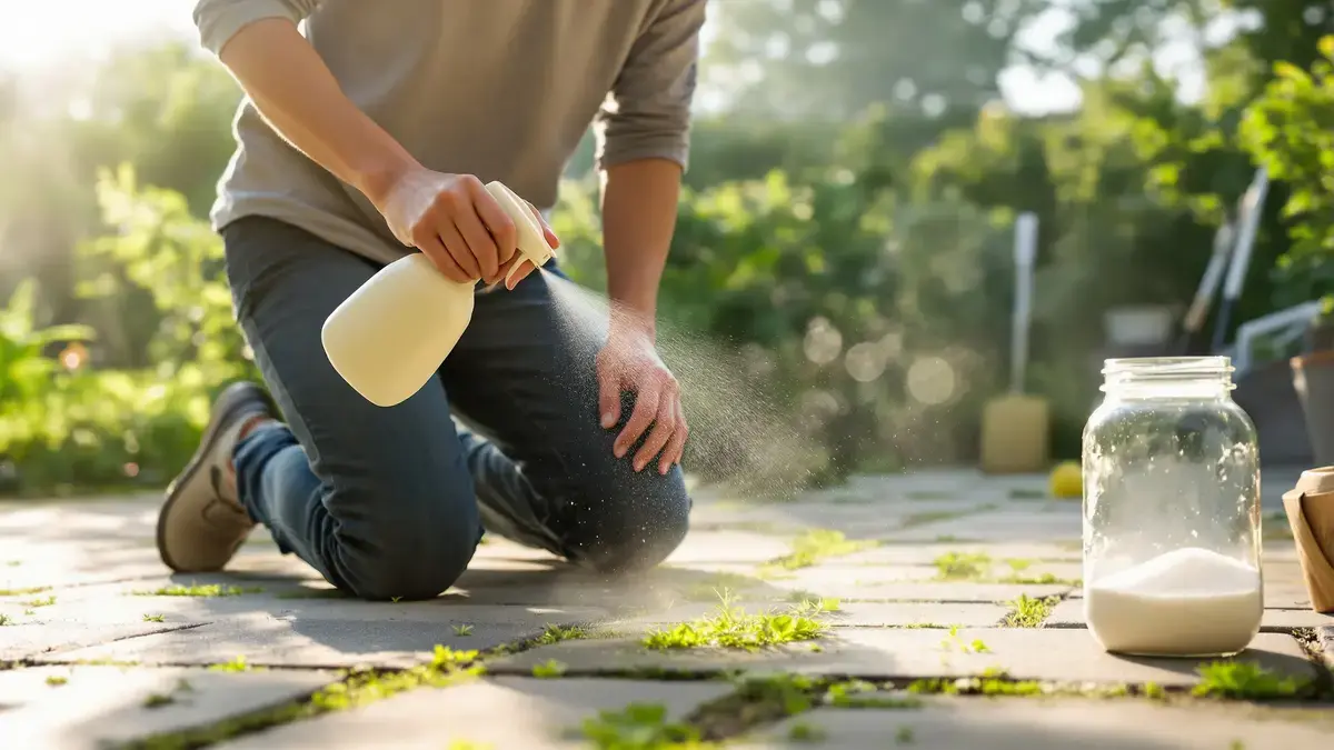 Natuurlijk onkruidverdelger ontdek een eenvoudige methode om je eigen onkruidverdelger te maken