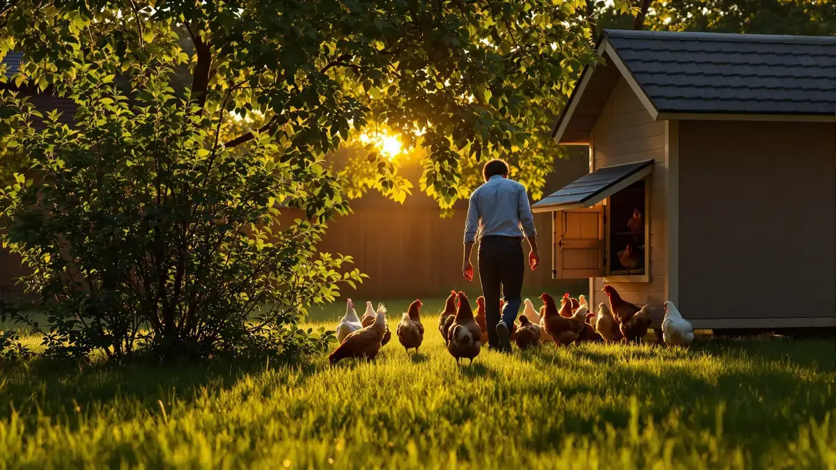 De redenen waarom uw kippen ’s avonds niet naar het hok terugkeren en hoe u dit probleem eenvoudig oplost