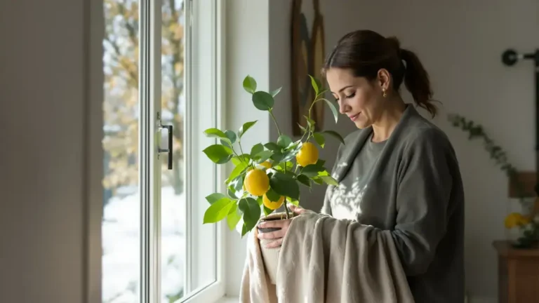 De regel van 15 minuten kan deze lente je citroenboompje in pot redden