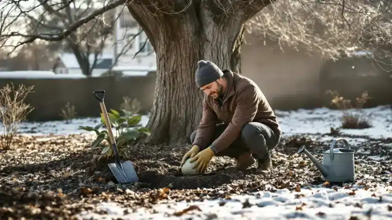 Deze tuinier plant in februari een vergeten schaduwvaste vaste plant die in het voorjaar een tapijt van mooie groene bladeren belooft